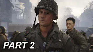 CALL OF DUTY WW2 Walkthrough Part 2 CAMPAIGN MISSION 2 - OPERATION COBRA (PC)