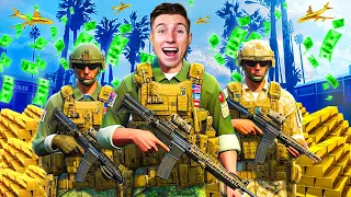 24 Stunden als MILLIONÄR SOLDAT arbeiten in GTA 5 RP!