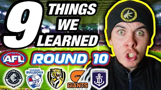 AFL Round 10 | 9 Things We Learned