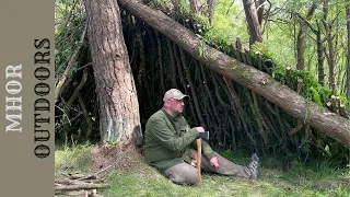 Deep into the Forest Bushcraft Shelter Building