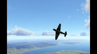 Боевой вылет эскадрильей  на  Як-7б -36,  перехват штурмовиков