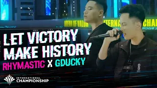 @Rhymastic Official ft. GDucky biểu diễn trực tiếp LET VICTORY MAKE HISTORY - Chung kết AIC 2020