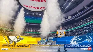 Pittsburgh Penguins vs Vancouver Canucks 10/28/2022 NHL 23 Gameplay