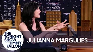 Julianna Margulies Scoops Her Dog's Poop with Donald Trump Bags