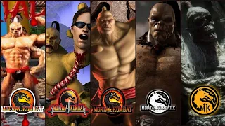 Mortal Kombat GORO Graphic Evolution 1992-2019