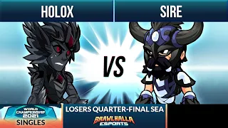 Holox vs Sire - Losers Quarter-Final - BCX Singles Championship 2021 - SEA 1v1