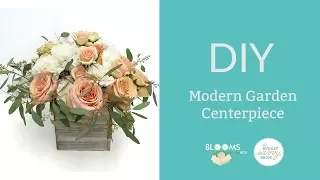 How to Make a Modern Garden Centerpiece