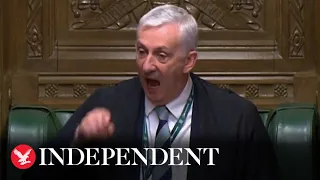 'Who do you think you are speaking to?': Lindsay Hoyle scolds Kemi Badenoch