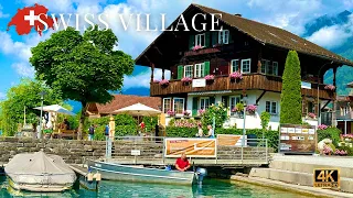 Brienz , Switzerland’s Most beautiful Village | Swiss Town Summer walk tour _ switzerland tourism