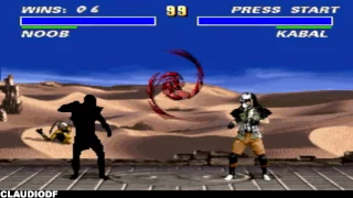 Ultimate Mortal Kombat 3 NOOB SAIBOT (SNES) [Newbie/TAS]