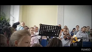 пісня Як олень  прагне до потоку... інструментальна музика .