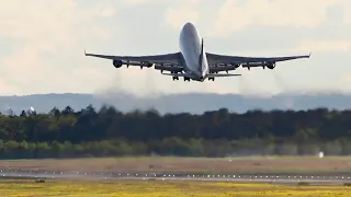 747 Tire Explosion And Bird Strike On The Same Takeoff