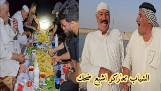 اجمل كشتة لصيد السمك بالسليه + ابو عباس يتكلم انكليزي اشبع ضحك