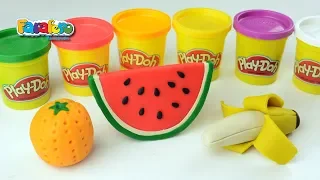 Play doh fruits العاب صلصال طين اصطناعي