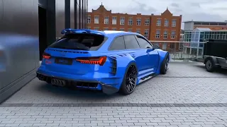 CRAZIEST AUDI RS6-R ABT WITH WIDE BODY FIT🔥🔥🔥