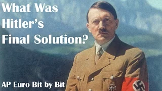 What Was Hitler's Final Solution? AP Euro Bit by Bit #39