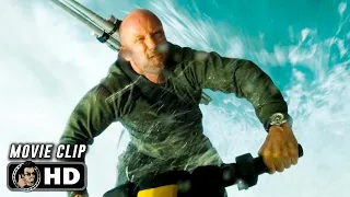 MEG 2: THE TRENCH Clip - "Jet Ski" (2023) Jason Statham