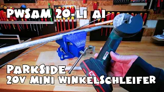 PARKSIDE® 76mm 20V Akku-Winkelschleifer PWSAM 20-Li A1