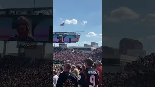 National Anthem Fly Over @Atlanta Falcons at @Cincinnati Bengals Wk7 2022