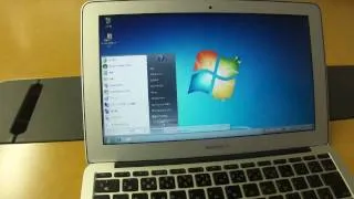 MacBook Air 11.6inch上でWindows7,Office 2010実行