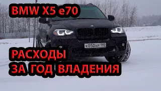 BMW X5 E70 РАСХОДЫ ЗА ГОД ВЛАДЕНИЯ #2