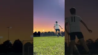 Soccer Skills in the Sunset 🌅 ✨