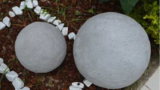 Esferas de Cemento Para Principiantes-spheres made with cement for beginners