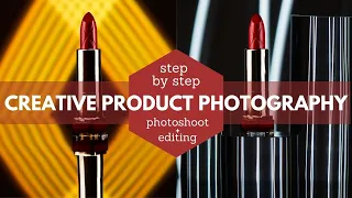 Creative PRODUCT photography STEP BY STEP with only 1 RGB LIGHT / Home studio photoshoot and editing
