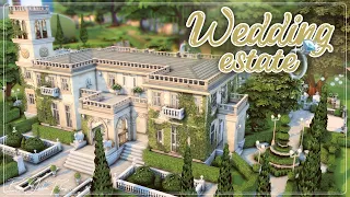 Свадебное поместье💍👰🤵│Строительство│Wedding estate│SpeedBuild│NO CC [The Sims 4]