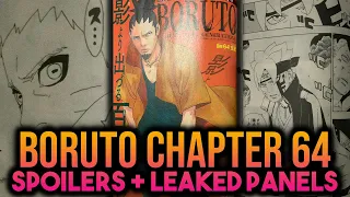 BORUTO CHAPTER 64 SPOILERS (Summary + Leaked Panels):Naruto's Forgotten Power & Borushiki 2nd Form.