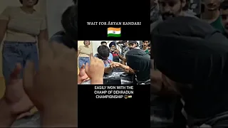 King is always King | indian Arm wrestlers 🦁🇮🇳 | @aryanfitvlogs  link in discription