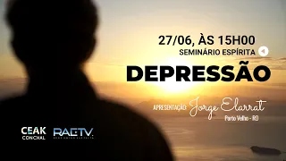 Seminário com JORGE ELARRAT sobre DEPRESSÃO | 27/6 | 15h