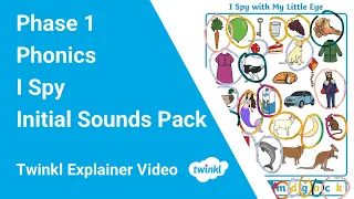 I Spy Initial Sounds Activity | Phase 1 Phonics Games