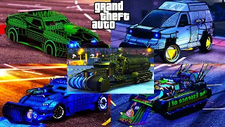 ALL 5 ARENA WAR Vehicles WHICH IS BETTER ? GTA 5 Online Cerberus Imperator ZR380 Scarab Brutus NEW!