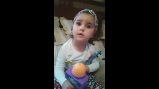2 years old baby singing Narek Cosmos Ft Emma  Fox-Chka