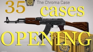 CSGO| 35 Chroma cases OPENING!