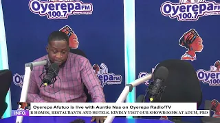 Oyerepa Afutuo is live with Auntie Naa on Oyerepa Radio/TV. ||13-01-2023 ||WhatsApp 0248017517||