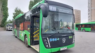 Автобус 181 (Улица Челюскинцев - Нежинские сады) | НефАЗ-5299-40-57 (CNG) | борт 0141 | Оренбург