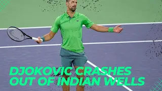Novak Djokovic crashes out of Indian Wells, losing to Luca Nardi - LIVE REACTION