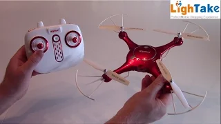 SYMA X5UW 720P WIFI FPV With 2MP HD Camera Review - Test video - Lightake