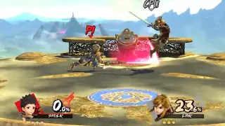 Rex vs Hylian Link (smash ultimate mods)