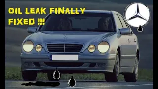 Mercedes-Benz E320 Oil Leak Fixed !!