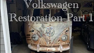 Restoring a 1964 Volkswagen Bus part #1