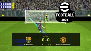 FC Barcelona vs Manchester United Penalty kicks