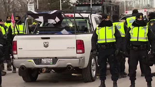 Police regain control of Ambassador Bridge area following days of protests