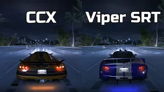 Koenigsegg CCX vs Dodge Viper SRT-10 - Need for Speed Carbon (Drag Race)