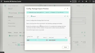 Test video: Business Central 2024 wave 1 (BC24): Import multiline text with Configuration Packages
