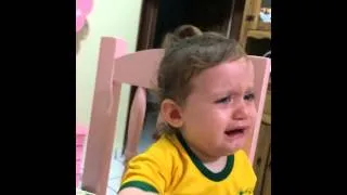 Baby crying after Neymar Horror Injury [World Cup 2014]