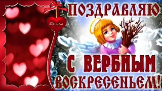 Поздравляю с Вербным Воскресеньем! - Музыкальная открытка с пожеланиями для друзей!