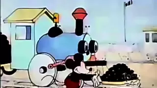 Mickey Mouse - Mickey's Choo Choo 1929 HD (colorized)